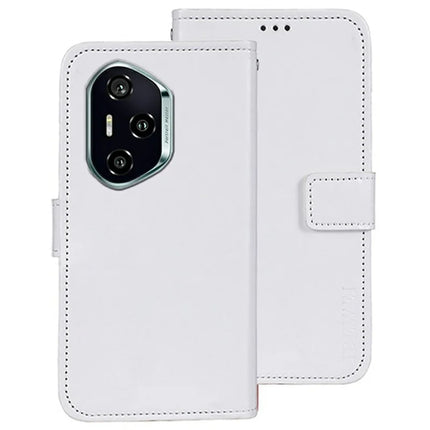 IDEWEI For Honor 300 Pro Stand Case Crazy Horse Texture Leather Phone Cover - White