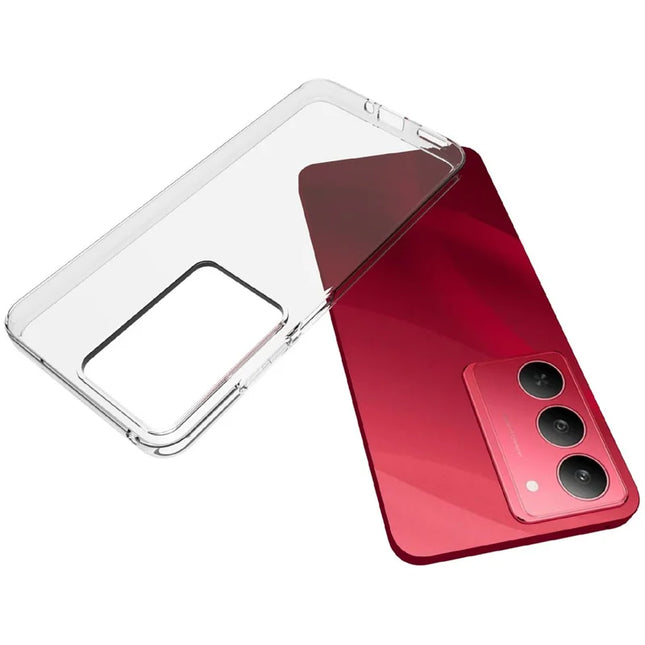 For Realme 14x 5G  /  V60 Pro Clear Phone Case Watermark-Resistant TPU Back Cover