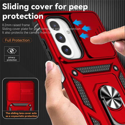 For Samsung Galaxy A26 5G Case PC + TPU Phone Cover with Lens Protection Kickstand