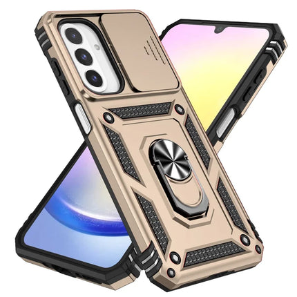 For Samsung Galaxy A26 5G Case PC + TPU Phone Cover with Lens Protection Kickstand