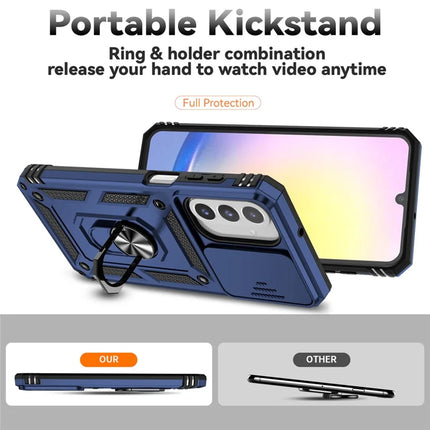 For Samsung Galaxy A26 5G Case PC + TPU Phone Cover with Lens Protection Kickstand