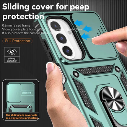 For Samsung Galaxy A26 5G Case PC + TPU Phone Cover with Lens Protection Kickstand