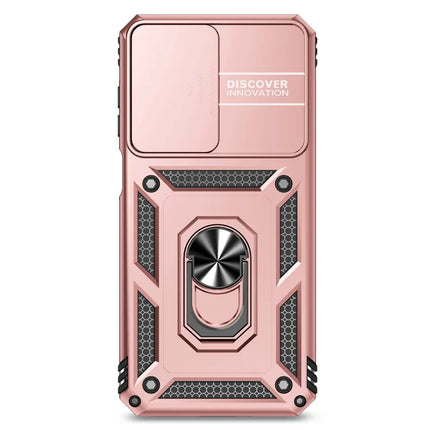 For Samsung Galaxy A26 5G Case PC + TPU Phone Cover with Lens Protection Kickstand