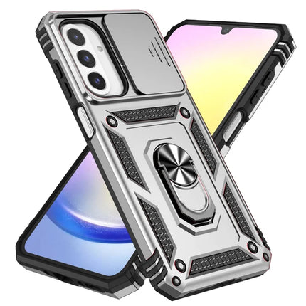 For Samsung Galaxy A26 5G Case PC + TPU Phone Cover with Lens Protection Kickstand