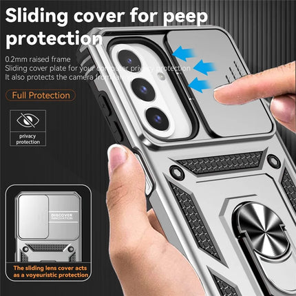 For Samsung Galaxy A26 5G Case PC + TPU Phone Cover with Lens Protection Kickstand