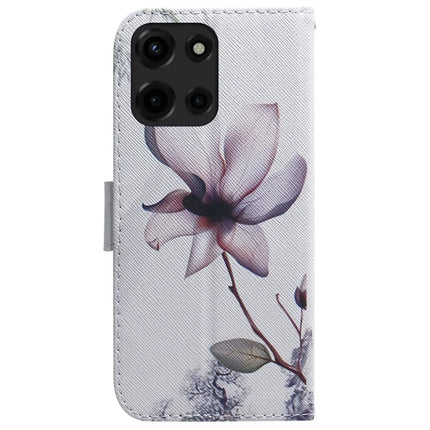 For Motorola Moto G Power (2025) Wallet Case Pattern Print Leather Phone Cover