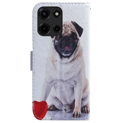 For Motorola Moto G Power (2025) Wallet Case Pattern Print Leather Phone Cover