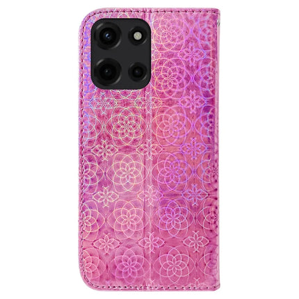 For Motorola Moto G Power (2025) Stand Case Dazzling Flower Leather Phone Cover