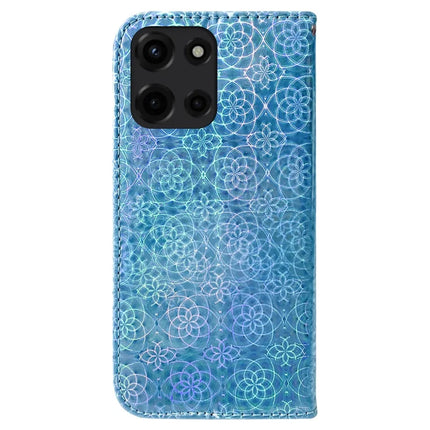 For Motorola Moto G Power (2025) Stand Case Dazzling Flower Leather Phone Cover