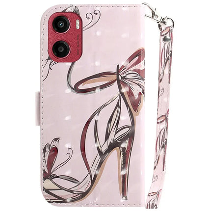 For Motorola Moto G05 4G  /  E15 4G Case Pattern Printing Leather Wallet Phone Cover