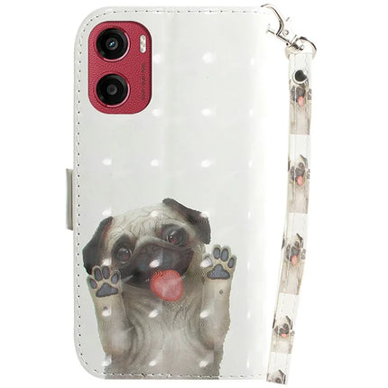 For Motorola Moto G05 4G  /  E15 4G Case Pattern Printing Leather Wallet Phone Cover