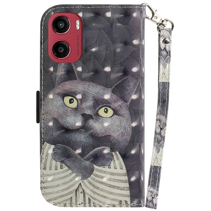 For Motorola Moto G05 4G  /  E15 4G Case Pattern Printing Leather Wallet Phone Cover
