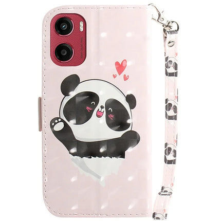 For Motorola Moto G05 4G  /  E15 4G Case Pattern Printing Leather Wallet Phone Cover