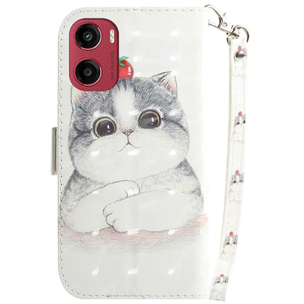 For Motorola Moto G05 4G  /  E15 4G Case Pattern Printing Leather Wallet Phone Cover