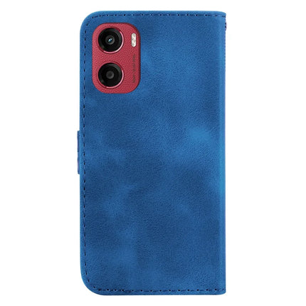 For Motorola Moto G05 4G / E15 4G Stand Case 7-Shaped Pattern Imprint Leather Phone Cover