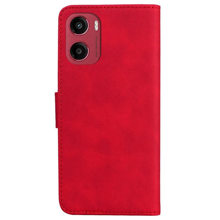 For Motorola Moto G05 4G  /  E15 4G Case Solid Color Leather Wallet Phone Cover