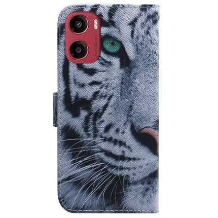 For Motorola Moto G05 4G / E15 4G Wallet Case Pattern Print Leather Phone Cover