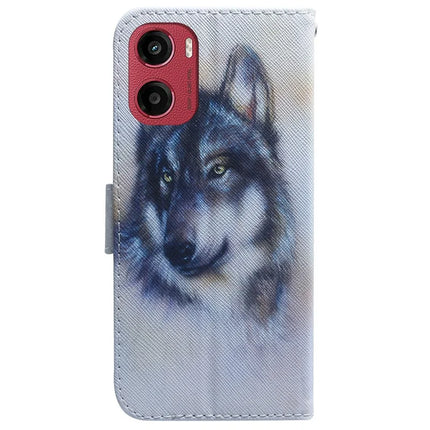 For Motorola Moto G05 4G / E15 4G Wallet Case Pattern Print Leather Phone Cover