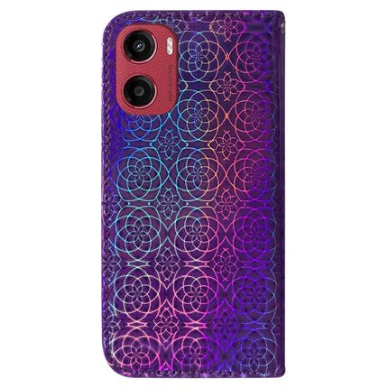 For Motorola Moto G05 4G  /  E15 4G Stand Case Dazzling Flower Leather Phone Cover