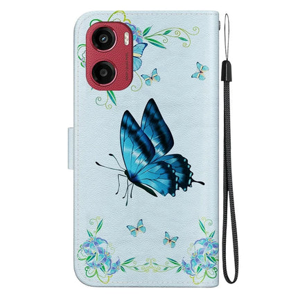 For Motorola Moto G05 4G / E15 4G Wallet Phone Case Anti-Drop Leather Flip Cover Pattern Printing