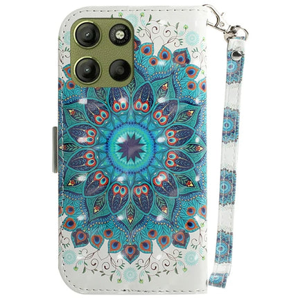 For Motorola Moto G15 4G Case Pattern Printing Leather Wallet Phone Cover