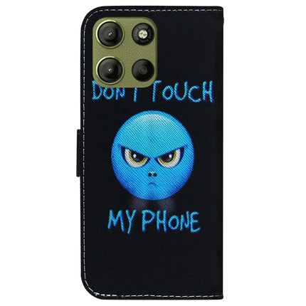 For Motorola Moto G15 4G Wallet Case Pattern Print Leather Phone Cover