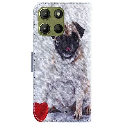 For Motorola Moto G15 4G Wallet Case Pattern Print Leather Phone Cover