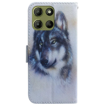 For Motorola Moto G15 4G Wallet Case Pattern Print Leather Phone Cover