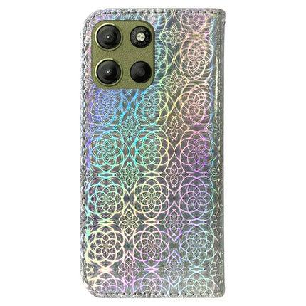 For Motorola Moto G15 4G Stand Case Dazzling Flower Leather Phone Cover