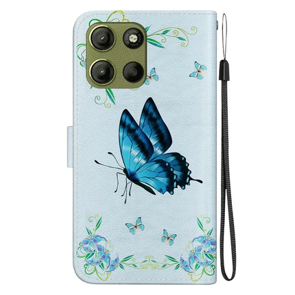 For Motorola Moto G15 4G Wallet Phone Case Anti-Drop Leather Flip Cover Pattern Printing