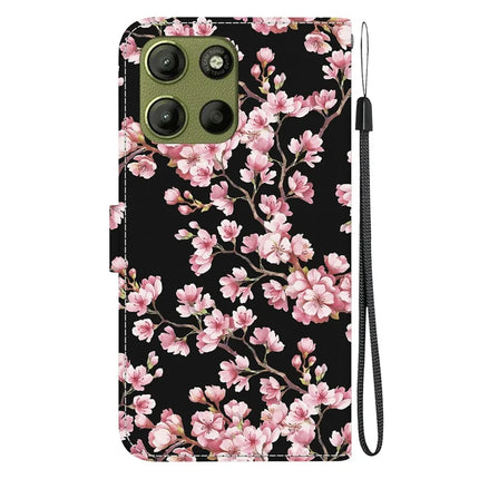 For Motorola Moto G15 4G Wallet Phone Case Anti-Drop Leather Flip Cover Pattern Printing