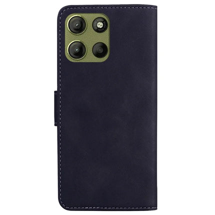 For Motorola Moto G15 4G Stand Case PU Leather Phone Cover Butterfly Printed