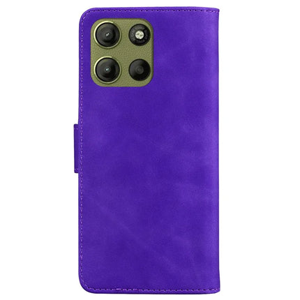 For Motorola Moto G15 4G Stand Case PU Leather Phone Cover Butterfly Printed