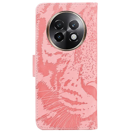 For Realme 13+ 5G / 13 Pro 5G (China) Case Tiger Imprint Leather Wallet Phone Cover