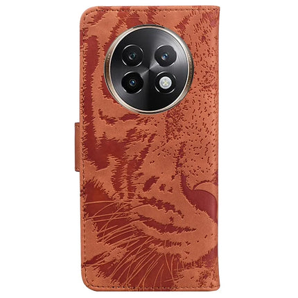 For Realme 13+ 5G / 13 Pro 5G (China) Case Tiger Imprint Leather Wallet Phone Cover