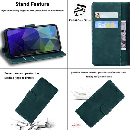 For Realme 13+ 5G Case Solid Color Leather Wallet Phone Cover