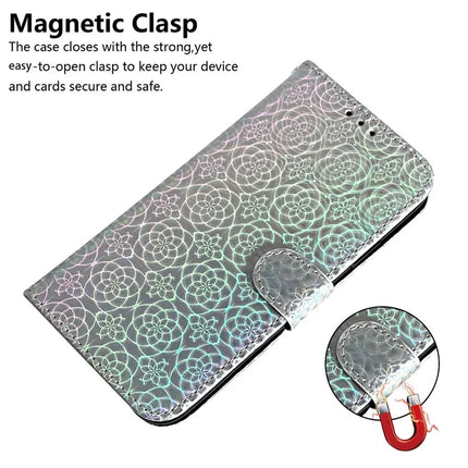 For Realme 13+ 5G Stand Case Dazzling Flower Leather Phone Cover
