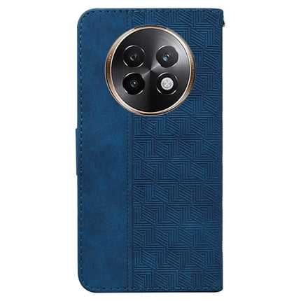 For Realme 13+ 5G Case Geometry Pattern Leather Wallet Phone Cover