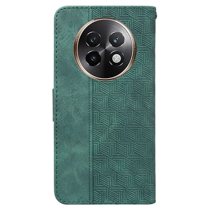 For Realme 13+ 5G Case Geometry Pattern Leather Wallet Phone Cover