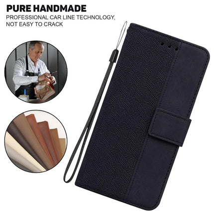 For Realme 13+ 5G Case Geometry Pattern Leather Wallet Phone Cover