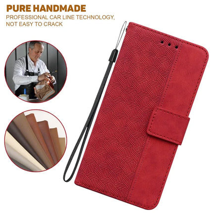 For Realme 13+ 5G Case Geometry Pattern Leather Wallet Phone Cover