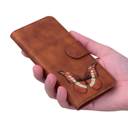 For Realme 13+ 5G Stand Case PU Leather Phone Cover Butterfly Printed