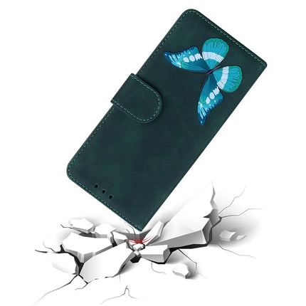 For Realme 13+ 5G Stand Case PU Leather Phone Cover Butterfly Printed