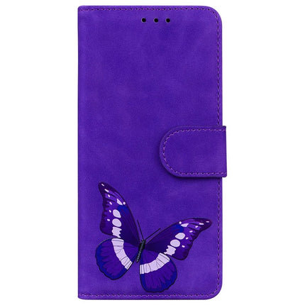 For Realme 13+ 5G Stand Case PU Leather Phone Cover Butterfly Printed