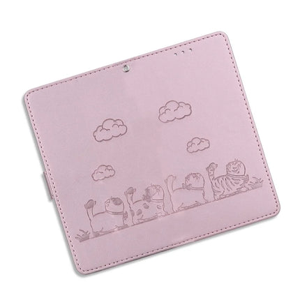 For Realme 13+ 5G Case RFID Blocking Kitten Pattern TPU+PU Leather Phone Cover