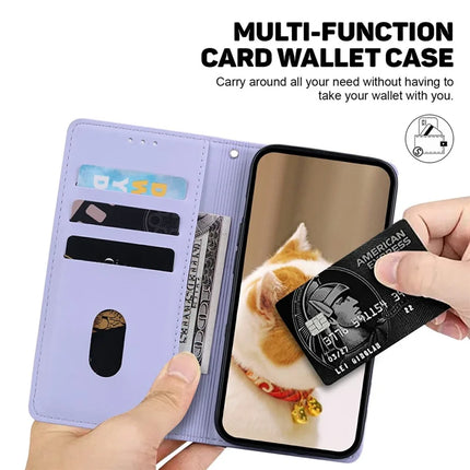 For Realme 13+ 5G Case RFID Blocking Kitten Pattern TPU+PU Leather Phone Cover