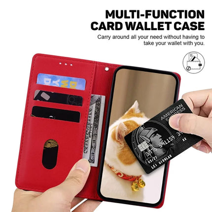 For Realme 13+ 5G Case RFID Blocking Kitten Pattern TPU+PU Leather Phone Cover