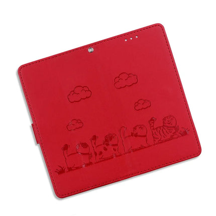 For Realme 13+ 5G Case RFID Blocking Kitten Pattern TPU+PU Leather Phone Cover