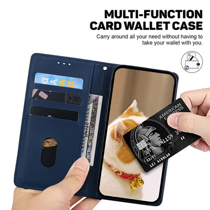 For Realme 13+ 5G Case RFID Blocking Kitten Pattern TPU+PU Leather Phone Cover