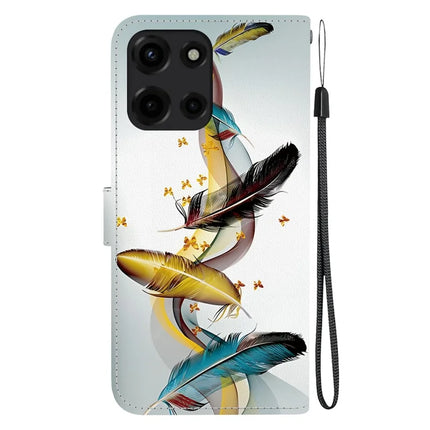 For Motorola Moto G 5G (2025) Case Pattern Printing Anti-Drop Leather Flip Wallet Phone Cover with Lanyard